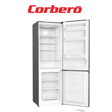 FRIGORÍFICO  CORBERÓ COMBI NO FROST 186*60 CM COLOR INOX