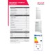 FRIGORIFICO BRANDT 143 x 55 CM, CLASE E